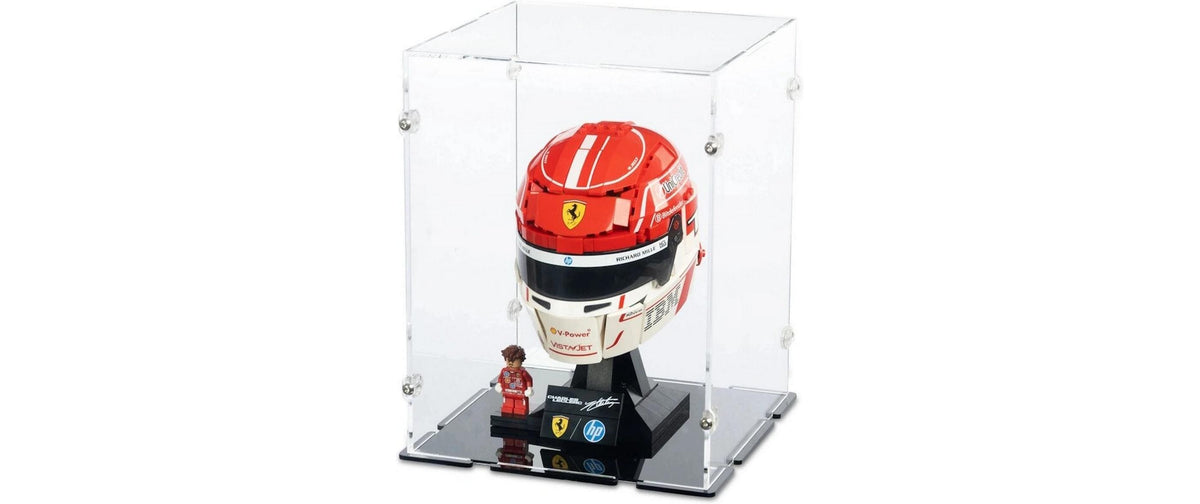 Acryl-Display LEGO 43014 Leclerc Helm Mit schwarzem Boden
