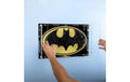 Acryl-Wand-Display LEGO 76330 Batman Logo Mit gelben Oval auf schwarzem Hintergrund