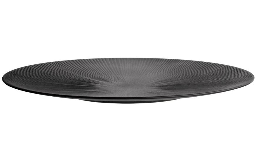 APS Servierplatte Nero Durchmesser: 50 cm, Schwarz