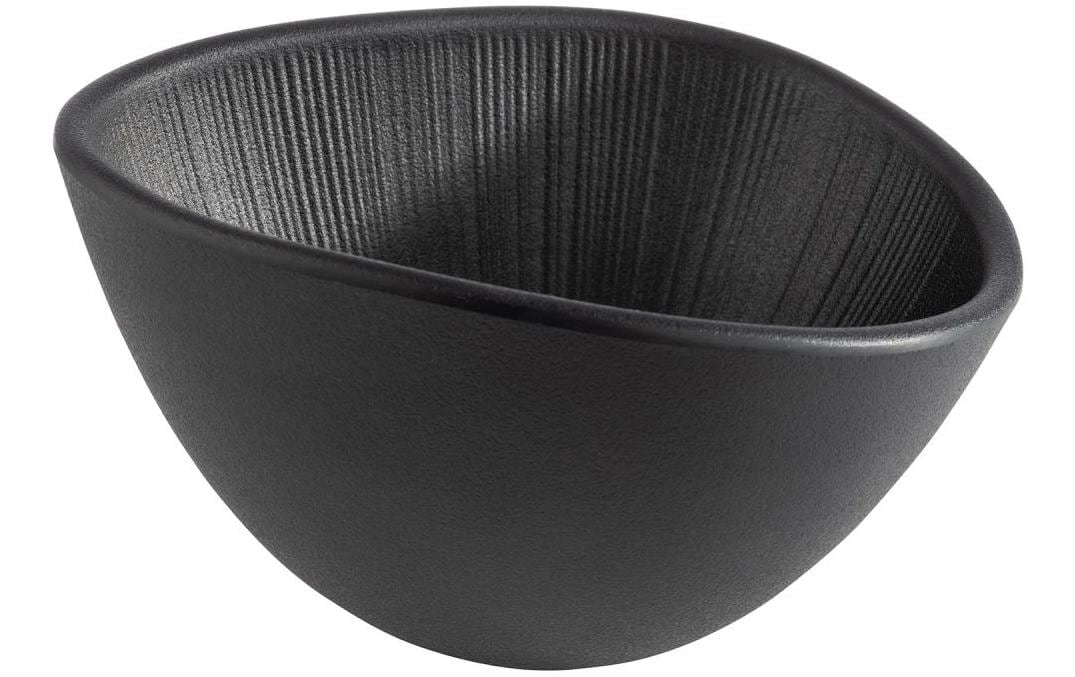 APS Bowl Oval Nero 0.3 Liter, Schwarz