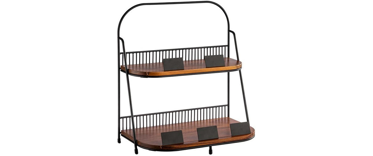 APS Etagere 11-teilig Braun/Schwarz