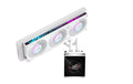 Asus ROG STRIX SLC IV 360 ARGB LCD WHT Liquid CPU Cooler, IPS LCD, 3x120mm ARGB