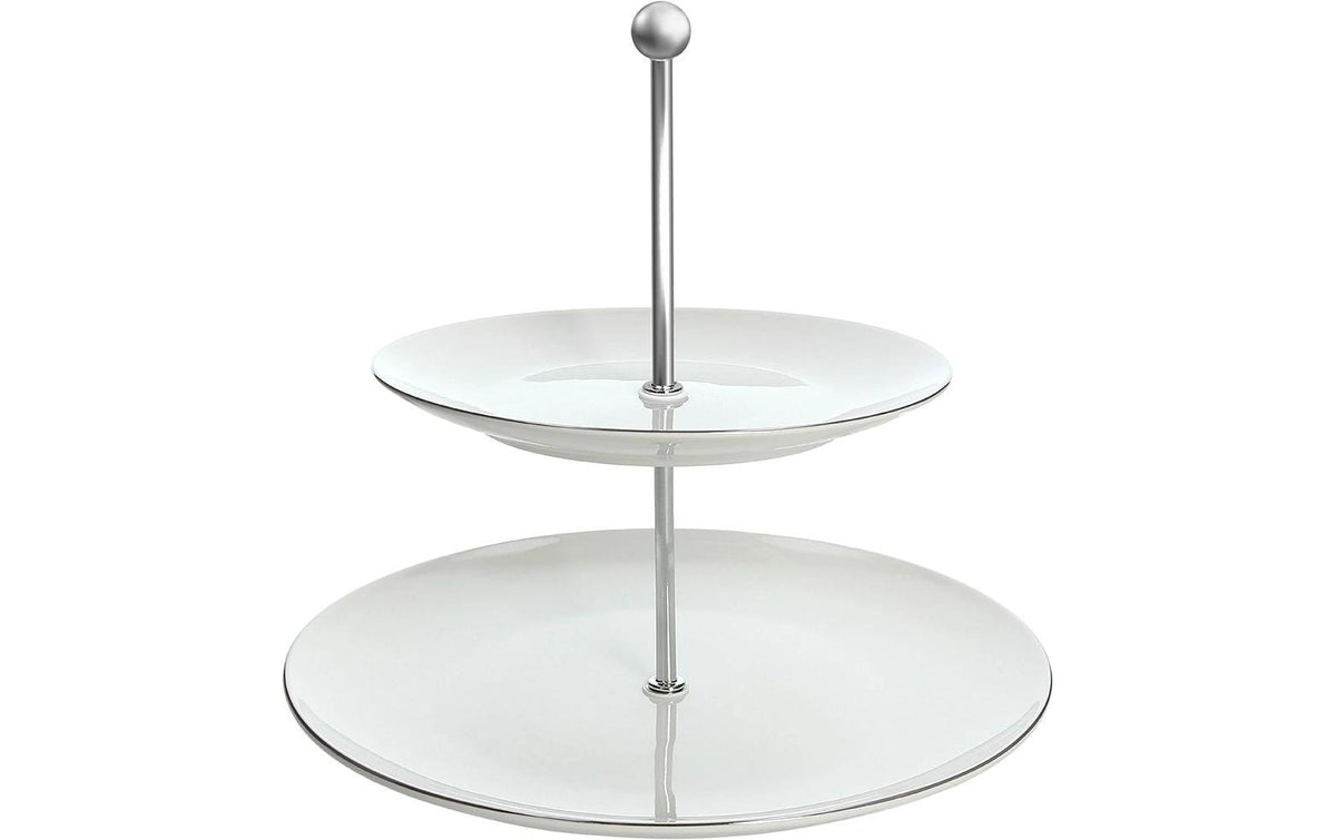 Tognana Etagere Fascetta Platino Grösse: 27 x 25 cm, Porzellan