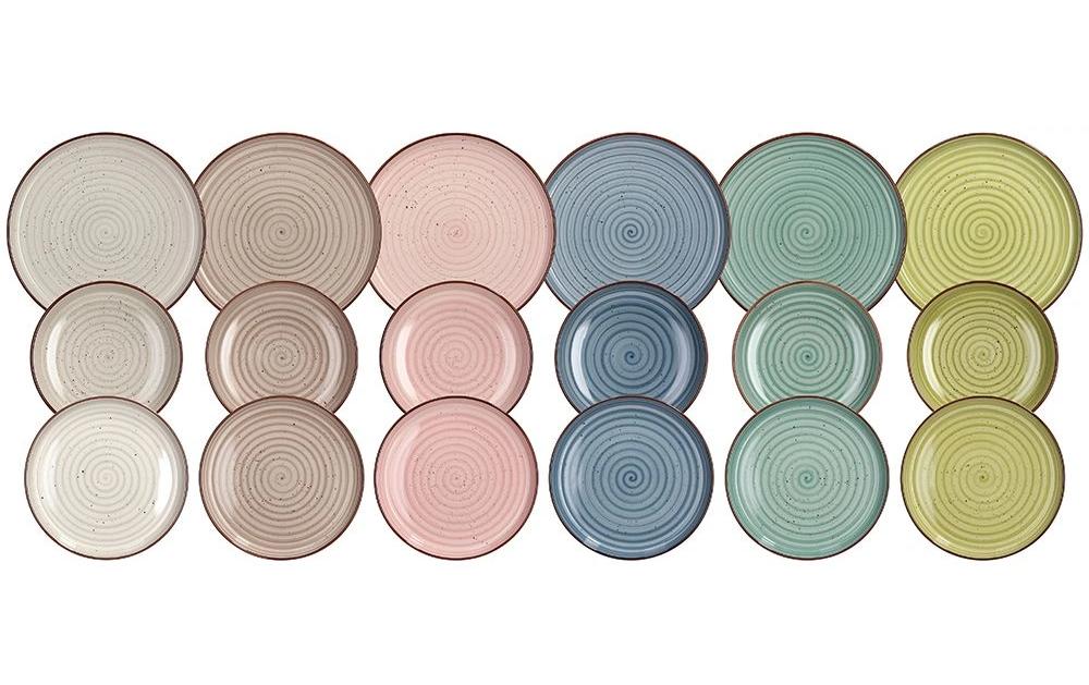 Tognana Geschirrset Urban Pastel 18-teilig