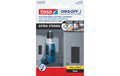 tesa Klettband On&Off Extra Strong 0.05m x 100mm, Schwarz