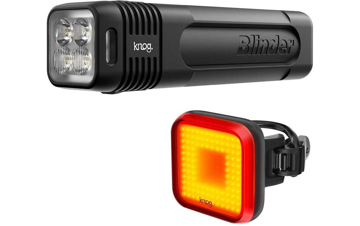 Knog Lichtset Blinder 900 & Blinder Square Velolichtset