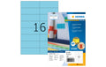 HERMA Etiketten Farbige A4 105 x 37 mm Blau Permanent