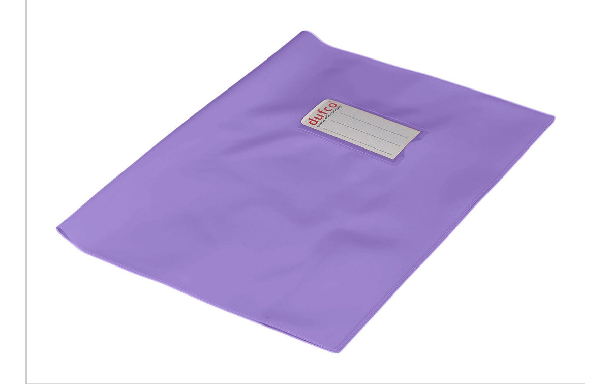 Dufco Hefthüllen Green Line violett, 10 Stk E5 Stabquart mit Beschriftung, 220my