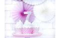 Partydeco Geburtstagskerzen Zahl 7 silber, 7 cm, 1 Stk