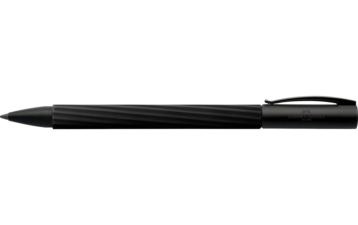 Faber-Castell Kugelschreiber Ambition Italic, obsidian black
