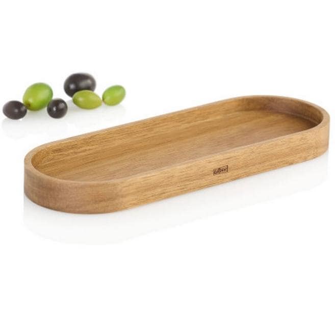 AdHoc Untersetzer Posto Akazienholz, L 23 cm, B 8,2 cm, H 2 cm
