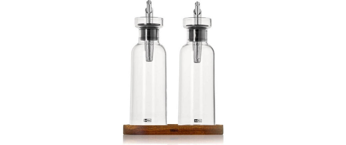 AdHoc Öl & Essig Spender AromaPour Set mit 2 Flaschen à je 300 ml