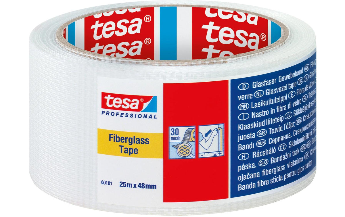 tesa Montageband Glasfaserband reissfest 90m x 48mm