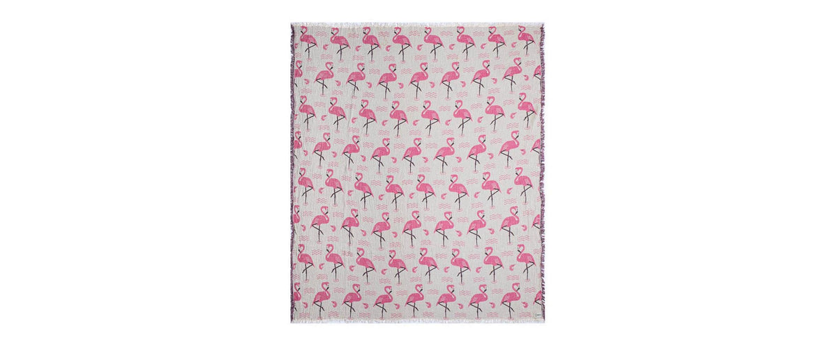 SandCloud PARTY BLANKETS  229x229cm FLAMINGO PARTY BLANKET