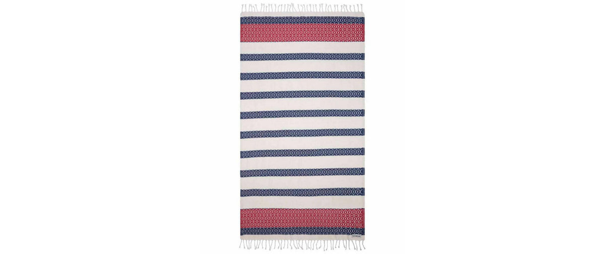 SandCloud BEACH TOWELS  94x170cm PATRIOT STRIPE - DOBBY TEXTURE