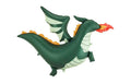 Partydeco Folienballon Drache 120 x 90 cm, 1 Stk, inkl. Strohhalm