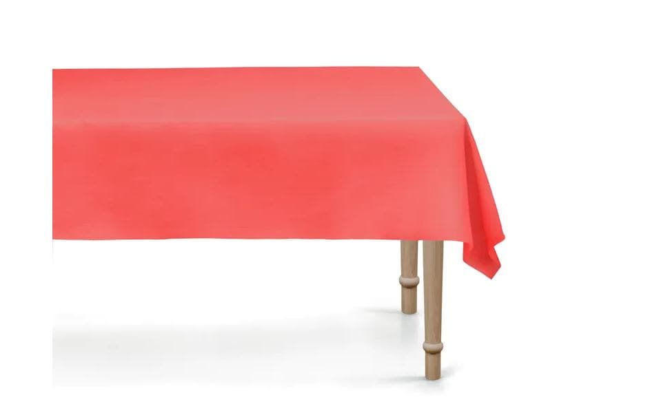 Partydeco Tischdecke synthetisch rot, 183 x 137 cm, 100% PEVA