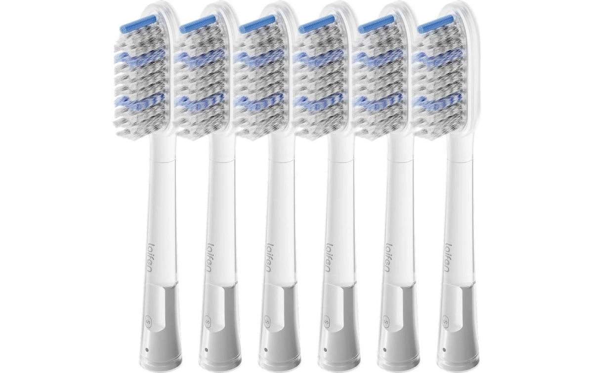 Laifen Wave Bürstenköpfe MaxS Transparent, 6 Stück