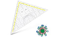 Aristo TZ-Dreieck 32.5cm mit Griff, Facette, Tuschenoppen