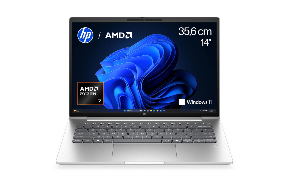 HP ProBook 4 G2a 14,R7 250,16GB,512GB 16" WUXGA 300 AG,5MP IR Cam,BL,W11P,2Y P&R