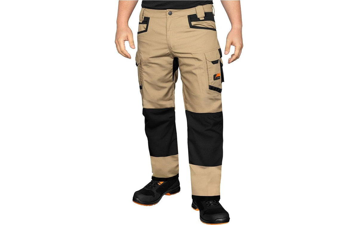 ACE Constructor Herren-Arbeitshose lang lang - Beige - 64