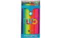 Mitama Farbstifte Pastelli Laccato Fluo 3.3mm, 12es Set