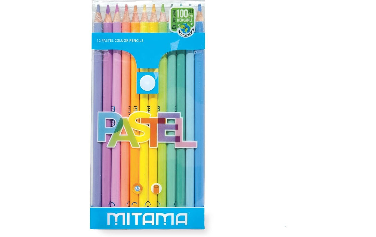 Mitama Farbstifte Pastelli Laccato Pastell 3.3mm, 12es Set