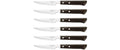 STEAK-/PIZZA Spanish Style Messer, 6tlg 6 Steakmesser, Edelstahl