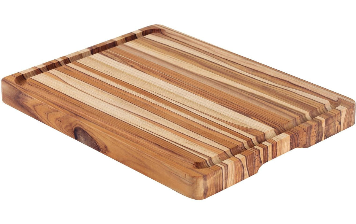 CHURRASCO PREMIUM Schneidebrett Servierplatte, Teakholz