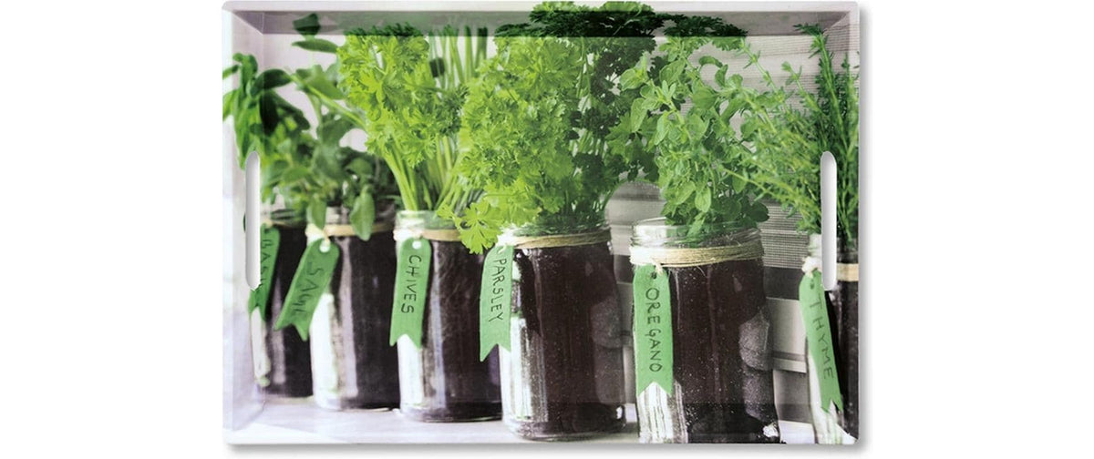 Kesper Serviertablett Herbs Grösse: 50 x 35 x 4,5 cm