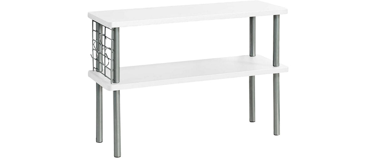 Kesper Küchenregal 2 Etagen B 55 x H 38 x T 20 cm, Weiss