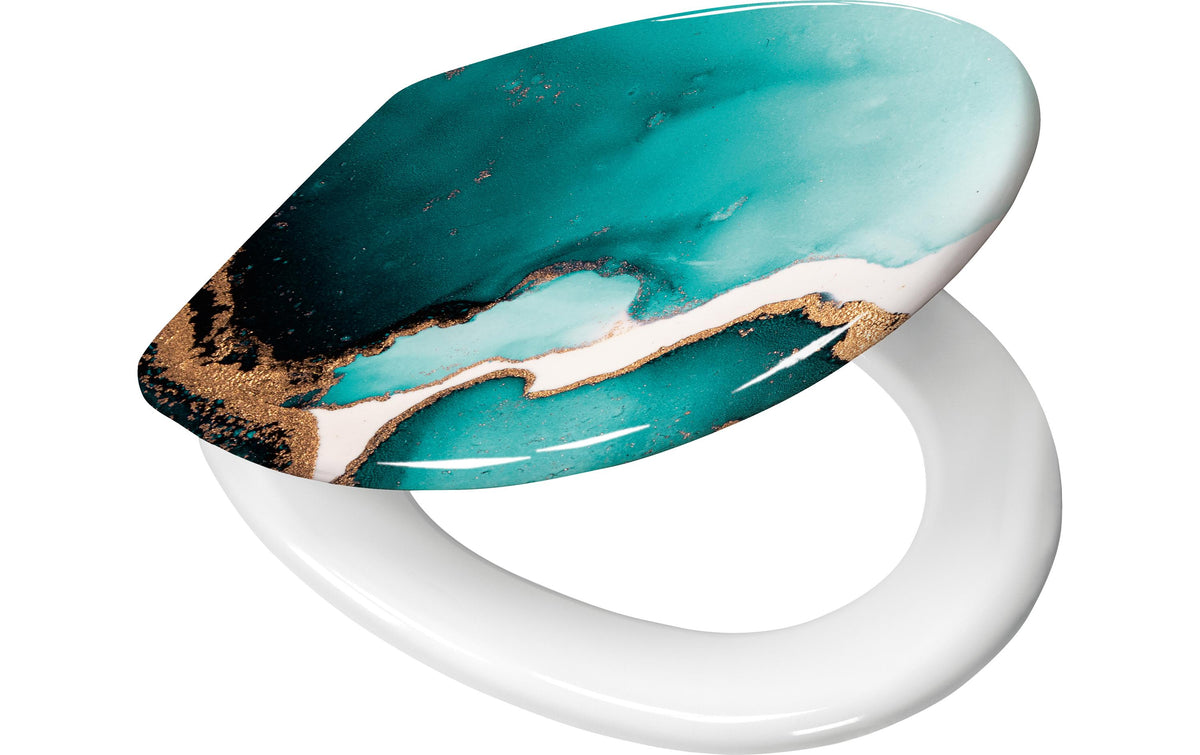Kleine Wolke WC-Sitz Teal Petrol 37x 45 cm