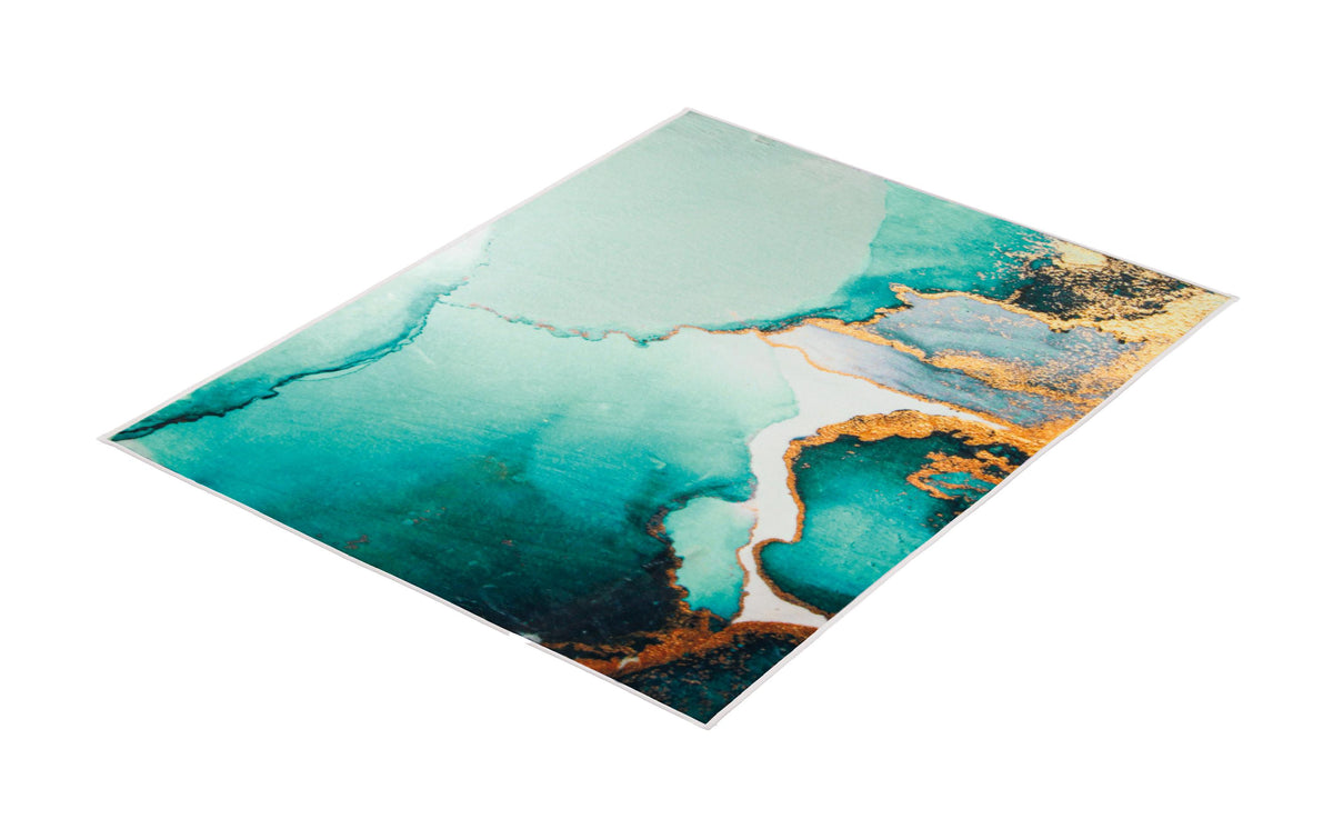 Kleine Wolke Badteppich Teal Petrol 70x120 cm