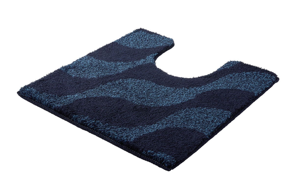 Kleine Wolke WC-Vorleger Onda Navy 55x 55 cm