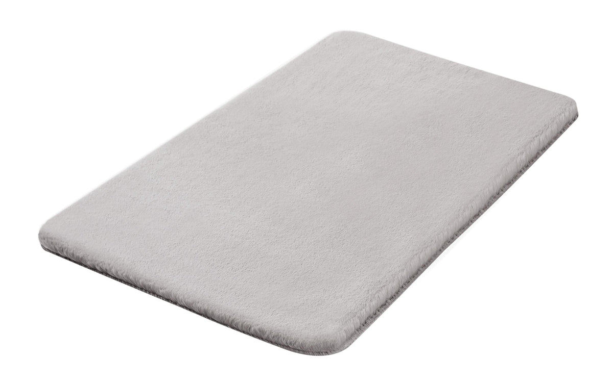 Kleine Wolke Badteppich Cony Silbergrau 70x120 cm