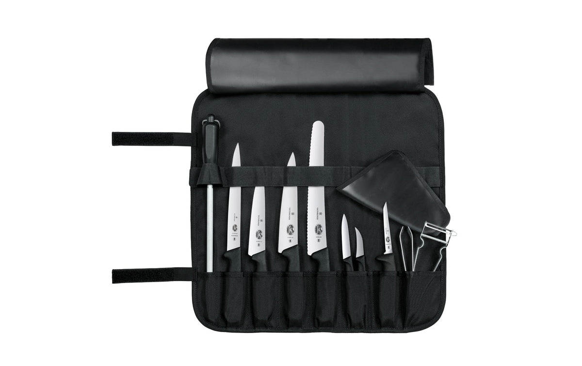 Victorinox Profikoch-Set Starter 10-teilig, schwarz, Berufsmesser