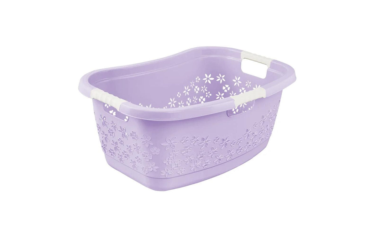 keeeper Wäschekorb mit Softgriffen 50 l Modell lasse, soft purple
