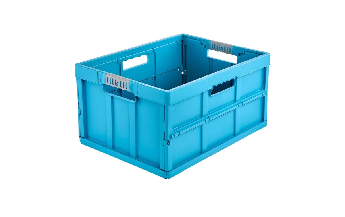 keeeper Profi-Klappbox mit Softgriffen 45 l Modell Eco Benno, eco sky blue