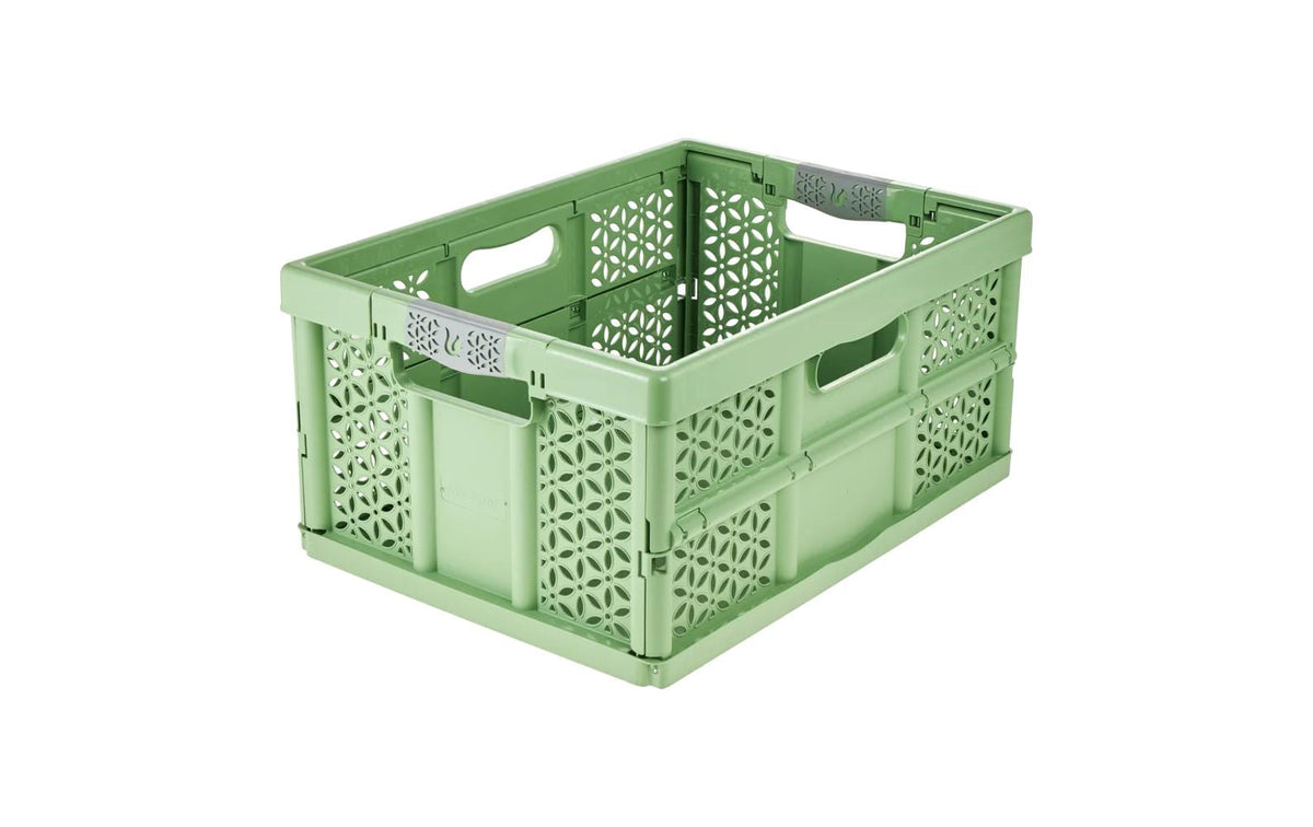 keeeper Profi-Klappbox mit Softgriffen 32 l Modell Eco Lea, eco grass green
