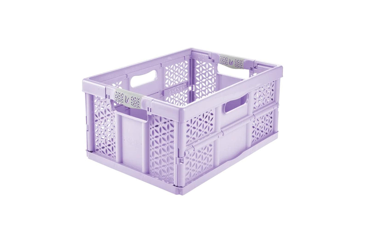 keeeper Profi-Klappbox mit Softgriffen 32 l Modell Lea, soft purple