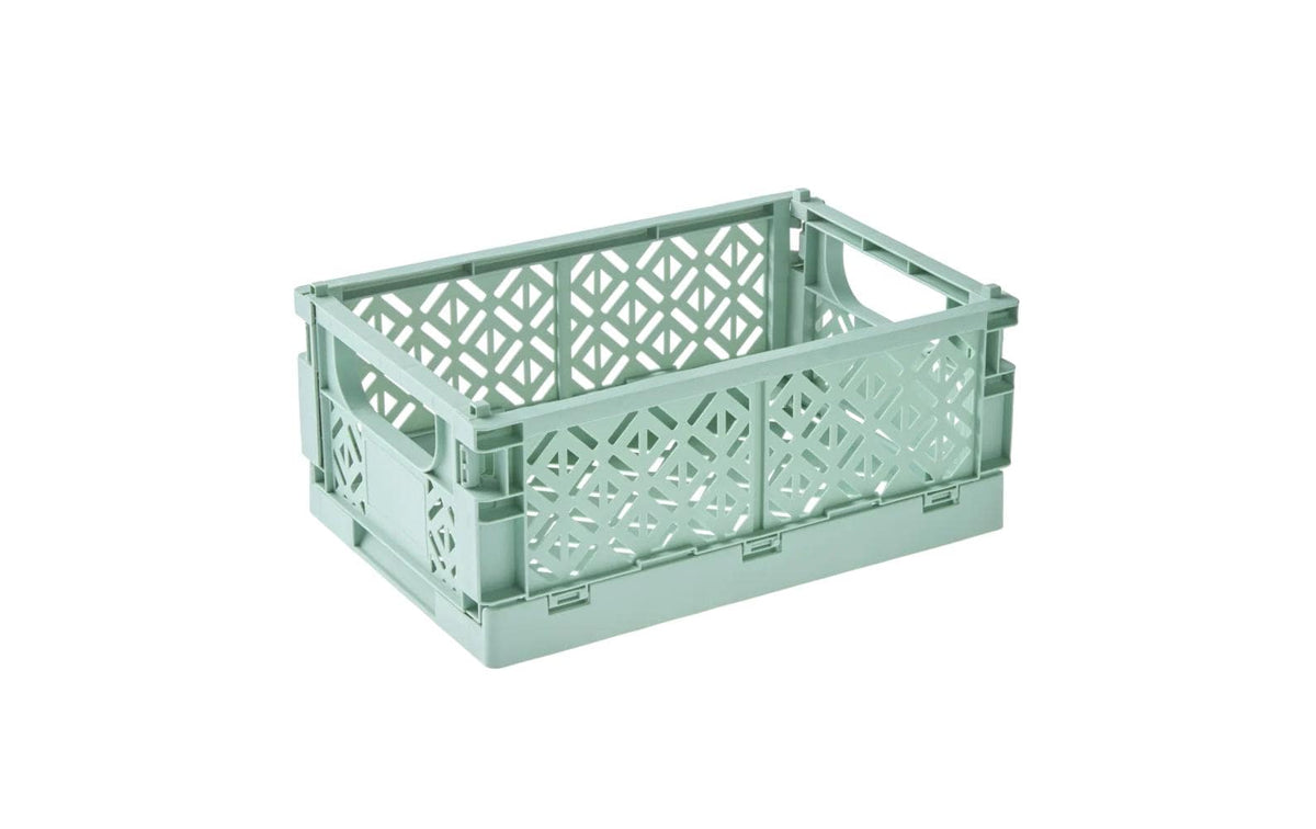 keeeper fritzi Faltbare Deko-Box M 16,5 x 25 x 10 cm, 3,4 l, nordic green