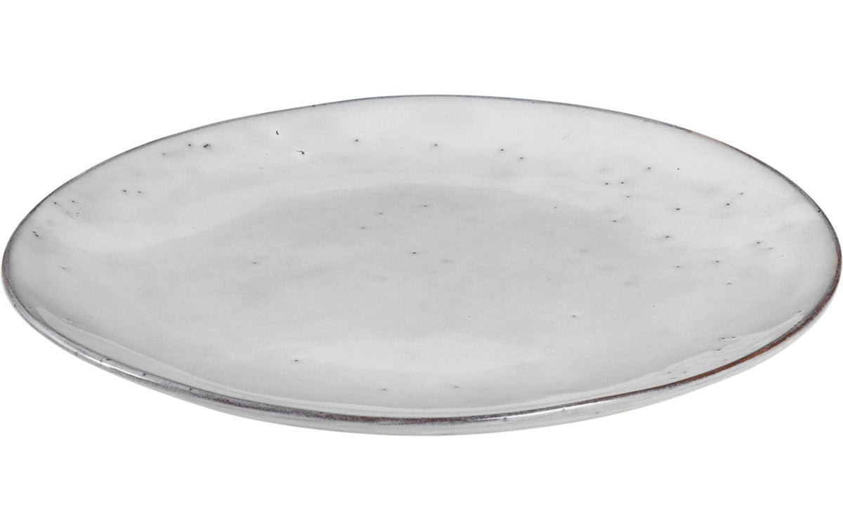 BC Nordic Sand Teller 4 Stk. Sand, Steingut mit reaktiver Glasur