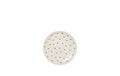 BC Amor  Dessert Teller 4 Stk. Cream/Red, Steingut glänzend