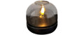 Dameco LED Windlicht Glas braun