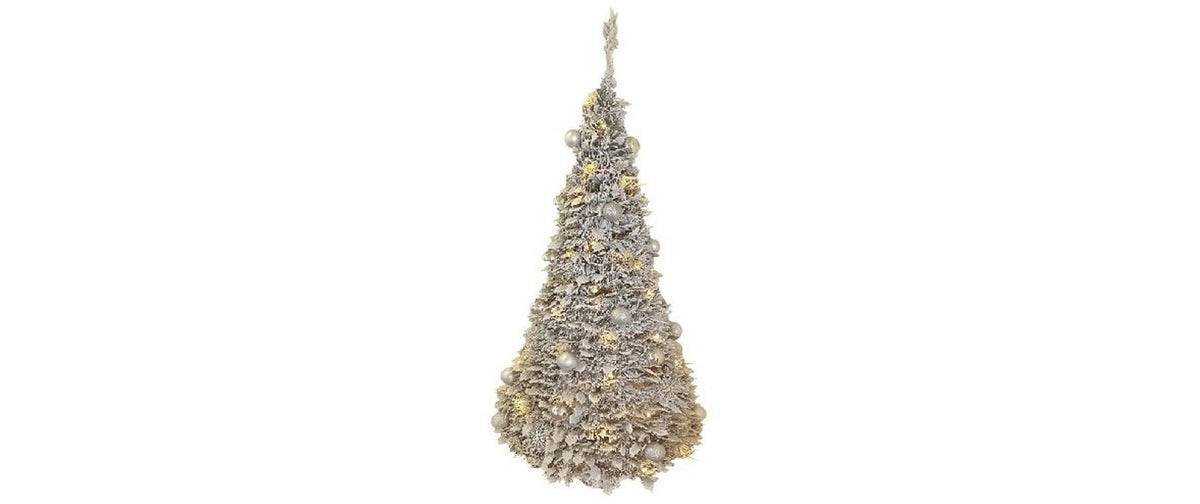 Dameco LED künstlicher Tannenbaum Schnee Pop-up-tree, H:90cm, D:38cm