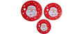 Dameco Guetzlidosen Santa, 3er Set Weissblech, 13.5x7/16.5x7.5/19.5x9 cm (DxH)