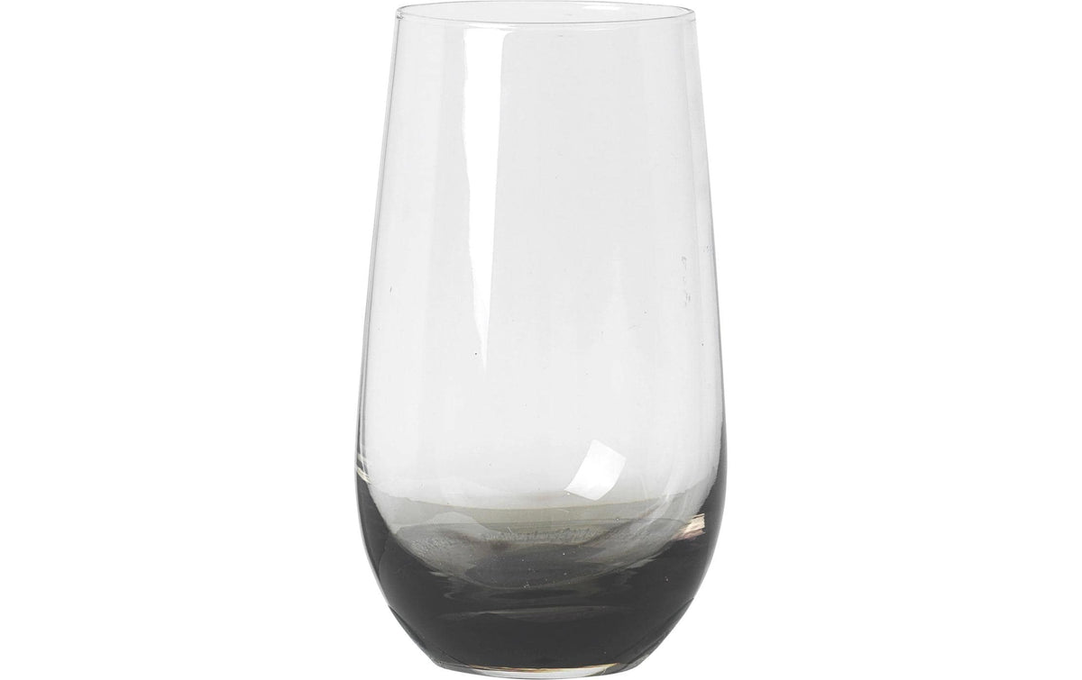 BC Smoke Glas 4 Stk. Grey, Mundgeblasenes Glas