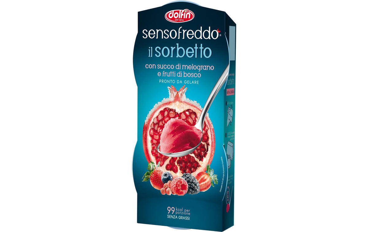 Sensofreddo Sorbetto Granatapfel und Waldfrüchte 200ml