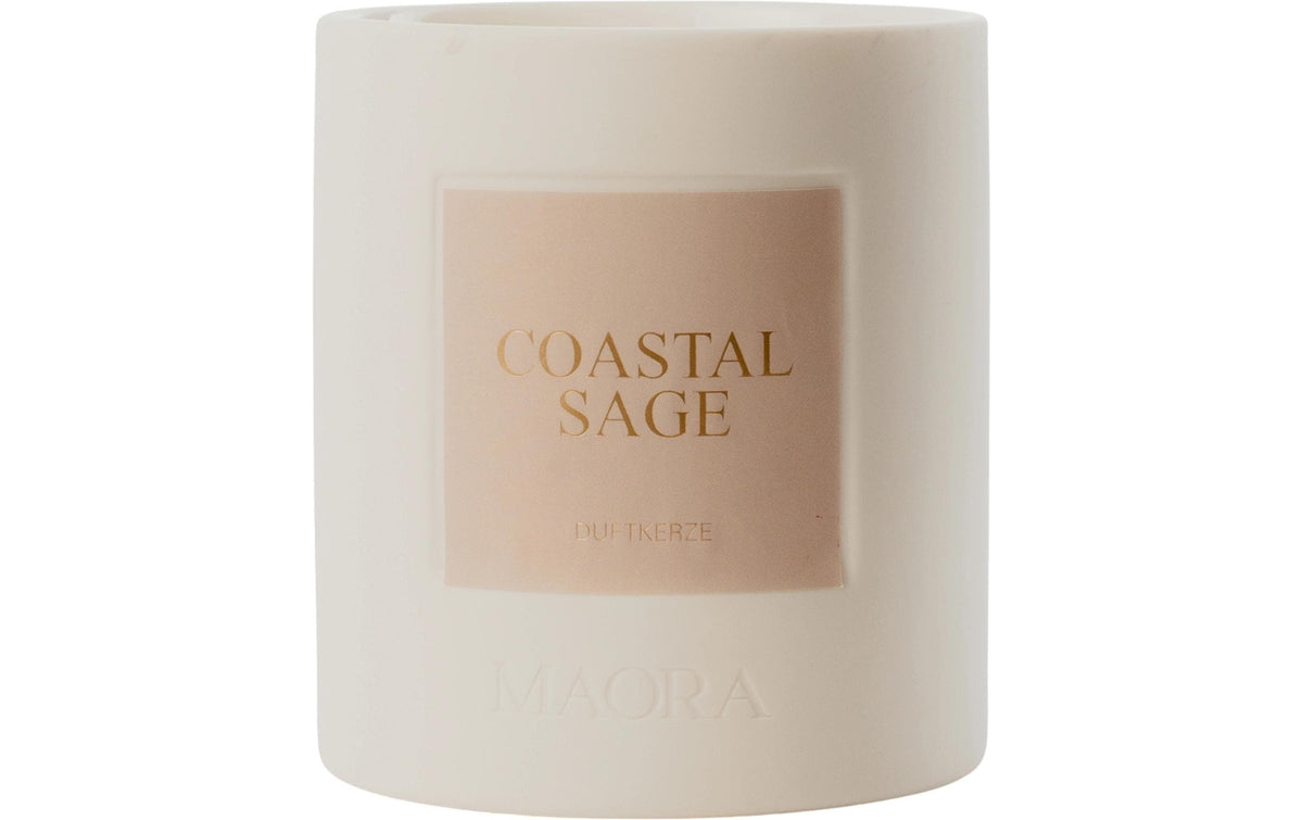 Maora Duftkerze Coastal Sage, 200g Keramik, 17x13 cm