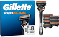Gillette ProGlide Klingen 8er & HS 5er + Handstück + Wandhalterung